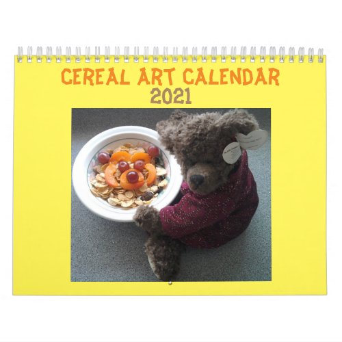 Cereal Art 2021 Calendar