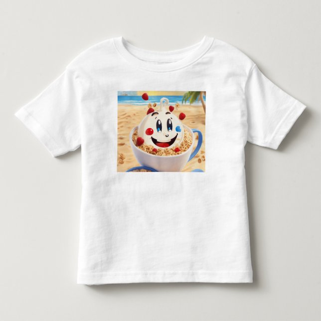  Cereal Beach Day & Starry Night Delight Toddler T-shirt (Front)
