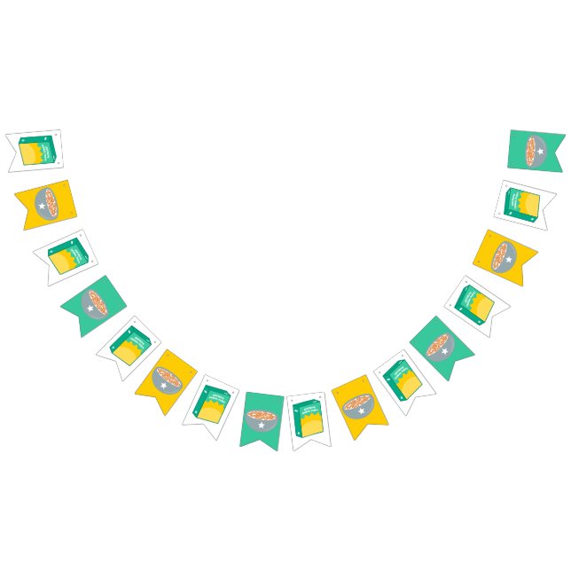 Cereal Birthday Party Bunting Flags (All)