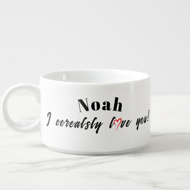 Cereal Grad Bowl - Custom Pun Graduation Gift (Right)