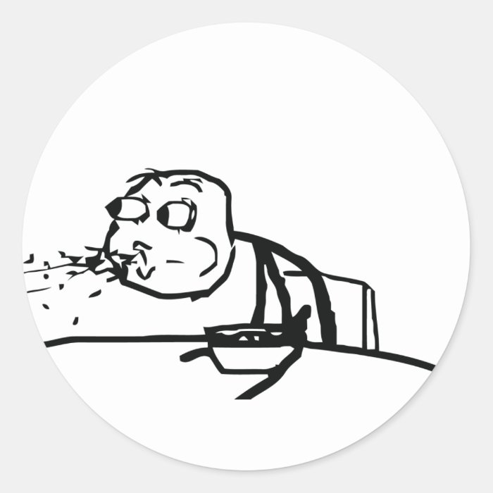 Cereal Guy II Round Stickers
