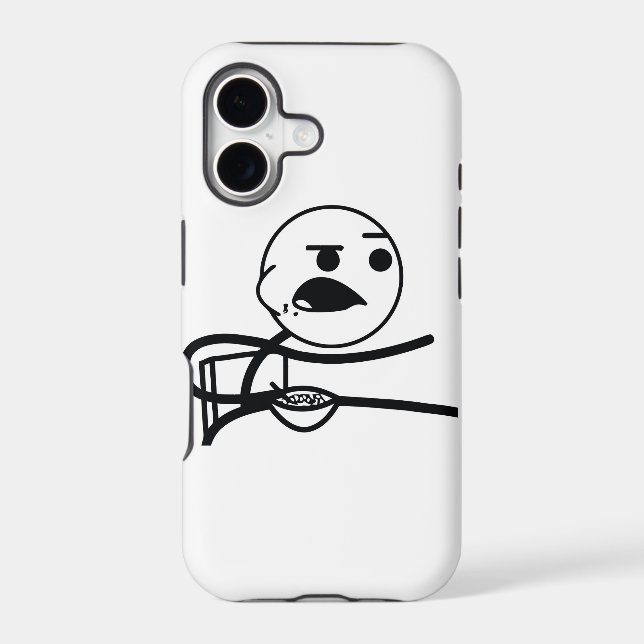 Cereal Guy Iphone Case (Back)