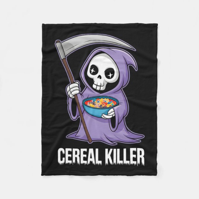 Cereal Killer 3  Fleece Blanket (Front)