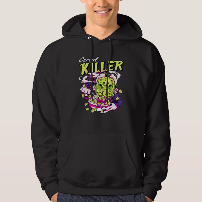 Cereal Killer Breakfast Cereals Hoodie (Front)