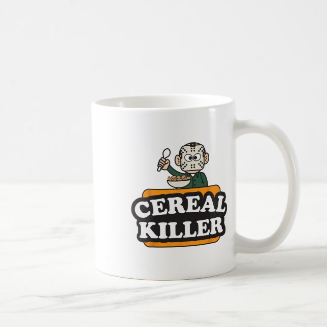 Cereal Killer Food Pun Humor Costume Fun Halloween Coffee Mug (Right)