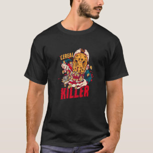 Cereal Killer Free Knife Murder Serial Killer Prem T-Shirt