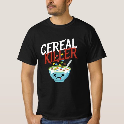 Cereal Killer Halloween Costume Monster T_Shirt