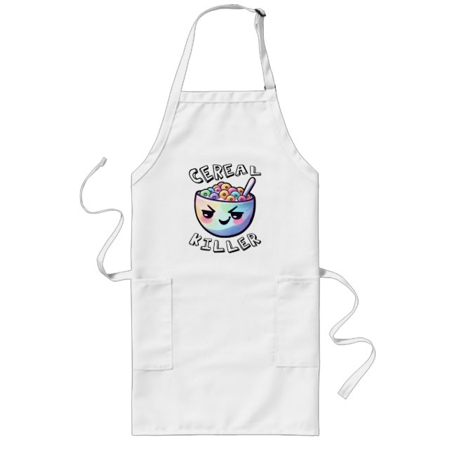 Cereal Killer Long Apron (Front)