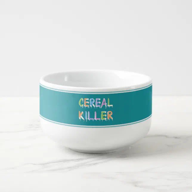 Cereal Killer Pun Cereal Bowl Zazzle