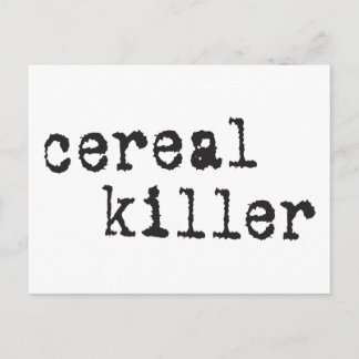 Cereal Killer Shirts & Gifts Postcard