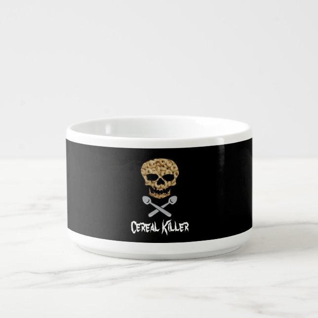 Cereal Killer Skull and Cross Spoons Bowl (Center)