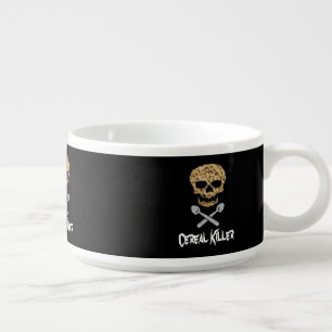 Cereal Killer Skull and Cross Spoons Bowl