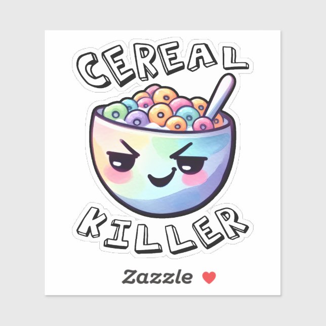 Cereal Killer Sticker (Sheet)