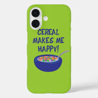 Cereal Makes Me Happy iPhone Case
