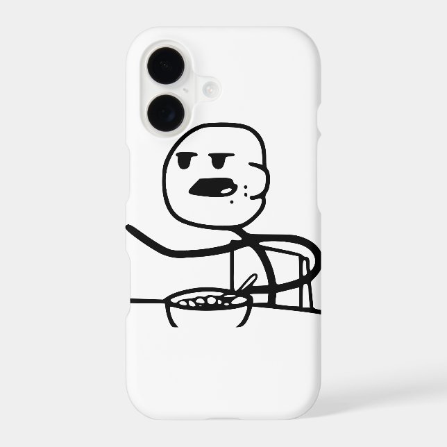 Cereal Meme Guy Iphone Case (Back)