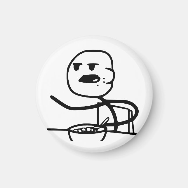 Cereal Meme Guy Magnet (Front)