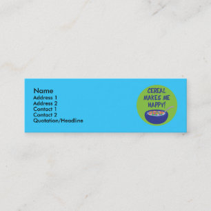 Cereal Profile Cards