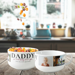 Cerealsly Love You | Dad&#39;s Cereal 4 Photo Bowl