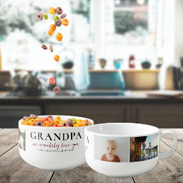 Cerealsly Love You | Grandpa&#39;s Cereal 4 Photo Bowl