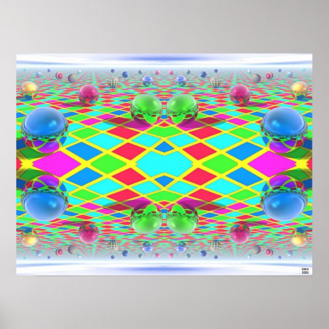 Cerebral Color Madness Poster (Front)