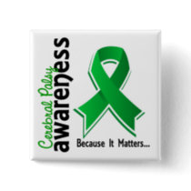 Cerebral Palsy Awareness 5 Button