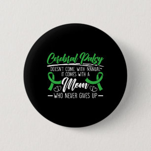 Cerebral Palsy Awareness Brain Heimerheimer  Button