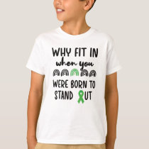 Cerebral Palsy Awareness CP Warrior Green Ribbon T-Shirt