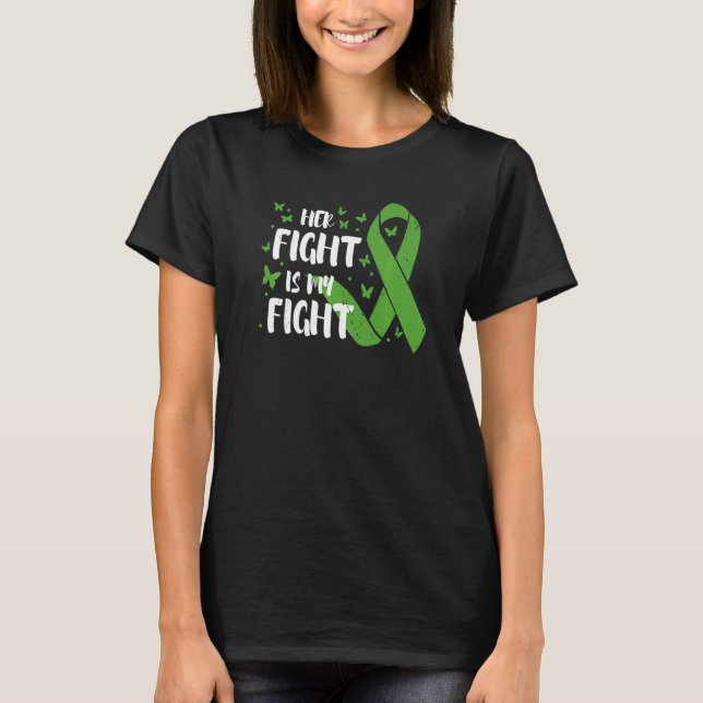 Cerebral Palsy Awareness Her Fight Is My Fight Bra T-Shirt (Front)
