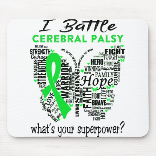 Cerebral Palsy Awareness Month Ribbon Gifts Mouse Pad