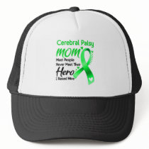 Cerebral Palsy Awareness Month Ribbon Gifts Trucker Hat