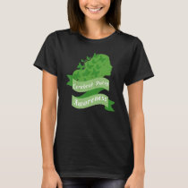 Cerebral Palsy Awareness Month Womens Butterfly Br T-Shirt
