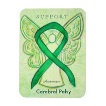 Cerebral Palsy Awareness Ribbon Angel Magnet Gifts