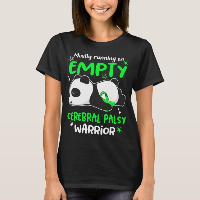 Cerebral Palsy Awareness Ribbon Support Gifts T-Shirt (Front)