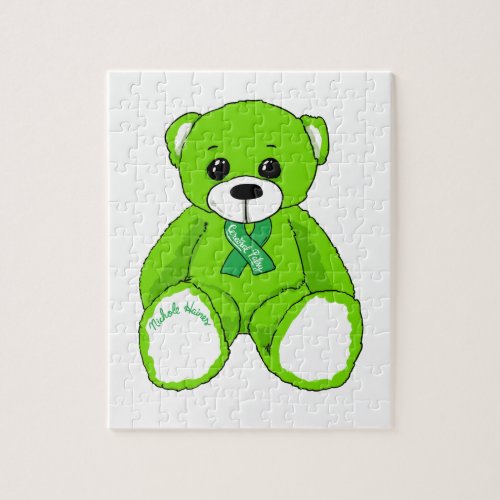 Cerebral Palsy Awareness Teddy Bear Products Jigsaw Puzzle