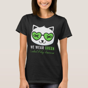Cerebral Palsy Awareness Warrior Cat Kitty Boys &  T-Shirt