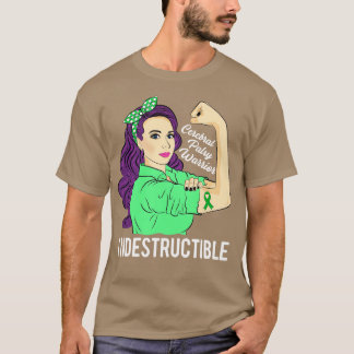 Cerebral Palsy Awareness Warrior Indestructible Su T-Shirt