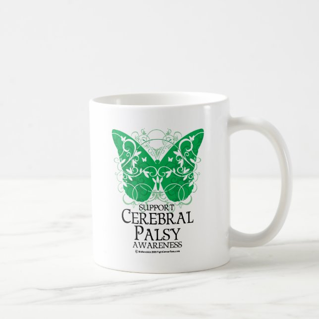 Cerebral Palsy Butterfly Coffee Mug (Right)