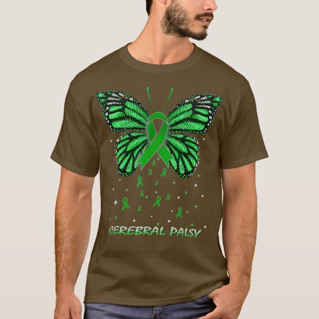 Cerebral Palsy Butterfly T-Shirt (Front)