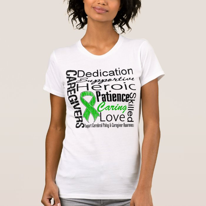 Cerebral Palsy Caregivers Collage Shirt