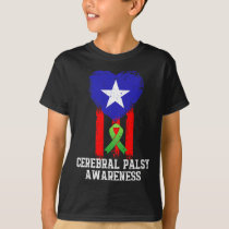 Cerebral Palsy Cp Awareness Hardwork Us Warrior Su T-Shirt