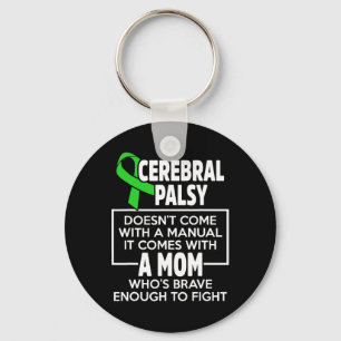 Cerebral Palsy Cp Awareness Mom Warrior Survivor Keychain
