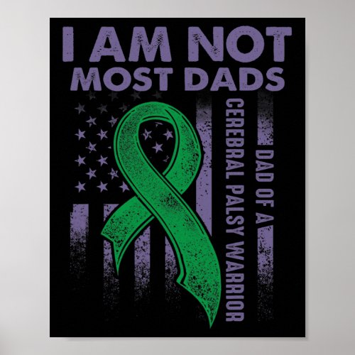 Cerebral Palsy Cp Awareness Most Dads Warrior Surv Poster