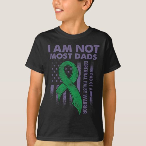 Cerebral Palsy Cp Awareness Most Dads Warrior Surv T_Shirt