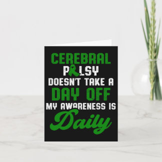 Cerebral Palsy Cp Awareness Treatment Warrior Surv Card