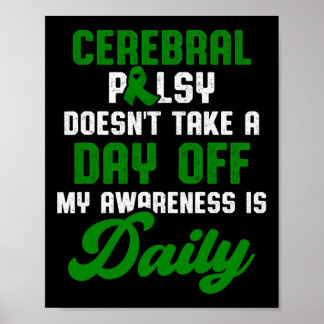 Cerebral Palsy Cp Awareness Treatment Warrior Surv Poster