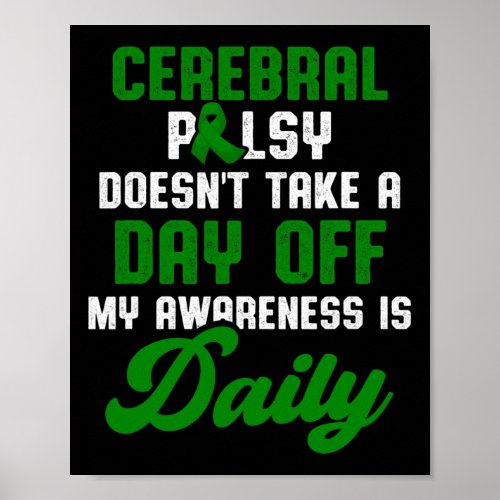 Cerebral Palsy Cp Awareness Treatment Warrior Surv Poster