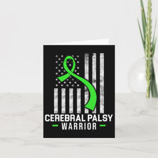 Cerebral Palsy Cp Awareness Warrior Survivor 2  Card