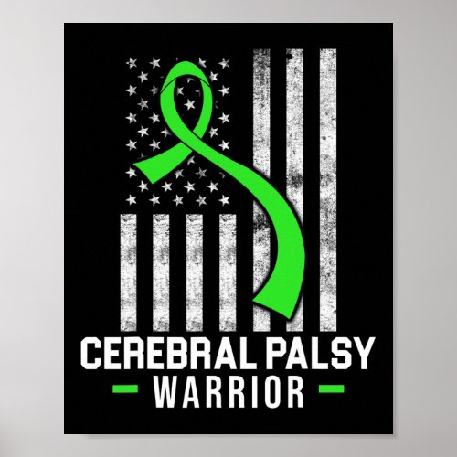 Cerebral Palsy Cp Awareness Warrior Survivor 2  Poster