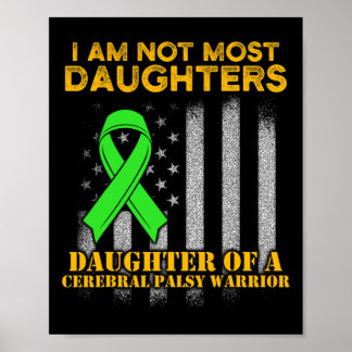 Cerebral Palsy Cp Awareness Warrior Survivor  Poster