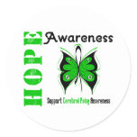 Cerebral Palsy Hope Awareness Classic Round Sticker